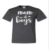 5X-Large Heather Black Mens Mom of Boys Mothers Day Birthday Gift Idea T-Shirt view 3