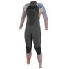 O'Neill Women's Epic 3:2mm Back Zip Full Wetsuit, Durable Warmth with Good Flexibility for Surfing and All Water Activities, Graphite/Desert Bloom/Drift Blue, 10 view 1