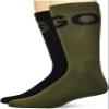 HUGO 2-Pack Bold Iconic Logo Ribbed Quarter Length Socks view 1