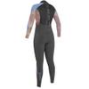 O'Neill Women's Epic 3:2mm Back Zip Full Wetsuit, Durable Warmth with Good Flexibility for Surfing and All Water Activities, Graphite/Desert Bloom/Drift Blue, 8 Tall view 2