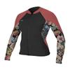 Women's Bahia 1/.5mm Full Zip Wetsuit Jacket, Black/Twiggy/Tea Rose, 4 view 1