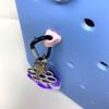 BAGLETS  Carabiner & Plug Keys Holder Charm Accessory Compatible with Rubber Tote Bags  Secure Keys or Other Valuable  Made in USA (Pink) view 3