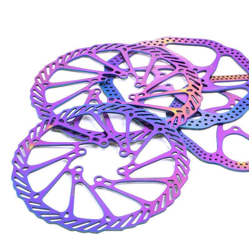 Suitable for Zero 11X Dualtron Thunder Ultra DT3 Spider Kaabo Wolf Warrior Electric Scooter 160MM Color Stainless Steel Brake Disc Disc Brake Disc Modification Accessories (B)