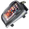 Bike Frame Bag with Waterproof Phone Pouch by Delta Cycle - Top Tube Bike Bag with Bike Phone Mount - Waterproof Handlebar Bag Bike Accessories for Adult Bikes view 1