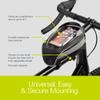 Bike Frame Bag with Waterproof Phone Pouch by Delta Cycle - Top Tube Bike Bag with Bike Phone Mount - Waterproof Handlebar Bag Bike Accessories for Adult Bikes view 3