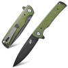 Eafengrow EF973 Folding Knife, D2 Steel Blade Micarta Handle Scale Pocket Knife Folder for Working Camping Hiking EDC Tool Knifearmy green view 1