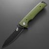 Eafengrow EF973 Folding Knife, D2 Steel Blade Micarta Handle Scale Pocket Knife Folder for Working Camping Hiking EDC Tool Knifearmy green view 2
