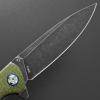 Eafengrow EF973 Folding Knife, D2 Steel Blade Micarta Handle Scale Pocket Knife Folder for Working Camping Hiking EDC Tool Knifearmy green view 4