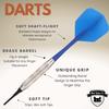 SHOT TAKER CO. Soft Tip Darts Set | 12pc Bar Darts | 50 Extra Black Tips | 3 Colors | Fun Set for 4 Players on Electronic/Plastic Dartboard (STC10449-17g-Bar Style) view 4