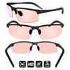 BLUPOND Shooting Glasses Women - Polarized Pink Lens Anti Fog Safety Sunglasses for Shooting Hunting Working for Men Woman view 2