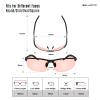 BLUPOND Shooting Glasses Women - Polarized Pink Lens Anti Fog Safety Sunglasses for Shooting Hunting Working for Men Woman view 4