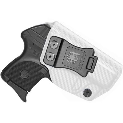 Amberide Ruger LCP .380 IWB Holster,Kydex-Boltaron Inside Waistband Fit Original Ruger LCP .380 Auto,Secure Retention,Quick Draw,030 Cant