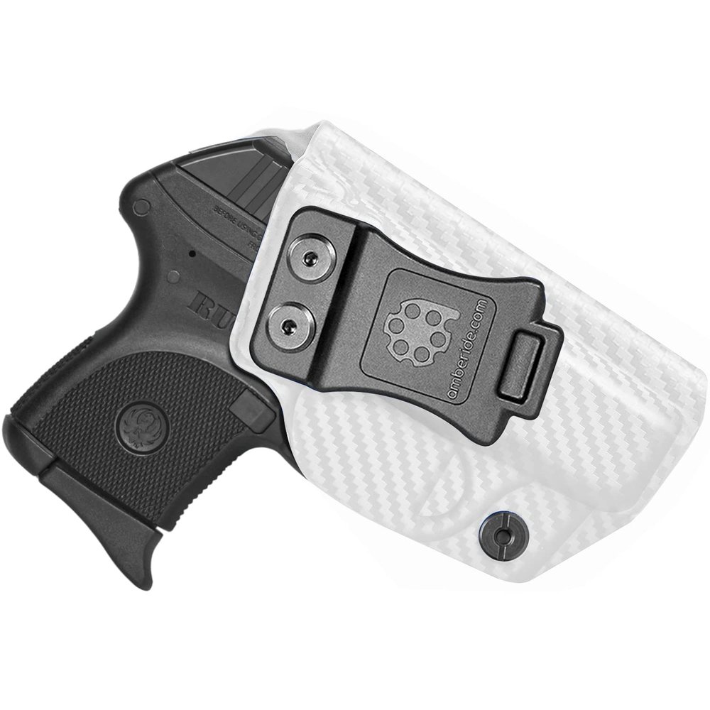 Amberide Ruger LCP .380 IWB Holster,Kydex-Boltaron Inside Waistband Fit Original Ruger LCP .380 Auto,Secure Retention,Quick Draw,030 Cant