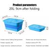 DYK&NX Air Pump Fishing Bucket, Foldable Fish Bucket, Live Fish Container, Outdoor Camping Fishing Bag and Fish Protection Bucket for Aquarium Pond view 2