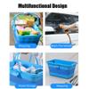 DYK&NX Air Pump Fishing Bucket, Foldable Fish Bucket, Live Fish Container, Outdoor Camping Fishing Bag and Fish Protection Bucket for Aquarium Pond view 4