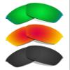 Littlebird4 Premium 1.5mm Polarized Replacement Lenses for Oakley Flak Jacket Sunglasses - MultiOptions (Black+Red+Green) view 1
