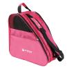 Getfitsoo Ice Skates Bag, Breathable Bag for Skates, 3 Layer Roller Inline Skates Bag with Adjustable Shoulder Strap, Zipper Pocket Rollerblade Bag for Kids Teenager Men Women(Rose Red Skate Bag) view 1