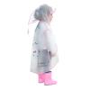 XJHKG Cute Baby Raincoat Polyester Outdoor Waterproof Rain Coat Children Impermeable Poncho Boy Girl Rain Jacket (Color : A-02, Size : Large) view 1