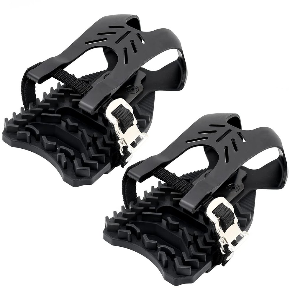 Thinvik Bike Toe Cages Pedal for Peloton Spin Bike & Peloton Bike+ Pedals - Indoor Cycling Pedal Adapters for Look Delta Pedals Being Converted to Dual Fuction Pedals - Ride with Sneakers