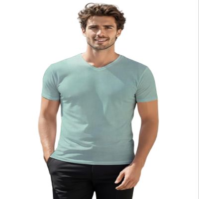 H2H Mens Short Sleeve t Shirts MINTBLUE US XS/Asia S (CMTTS0197)