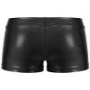 Yhong Kids Girls Shiny Metallic Ballet Dance Shorts Athletic Gym Gymnastics Yoga Workout Shorts Bottoms Black 6-7 Years view 2