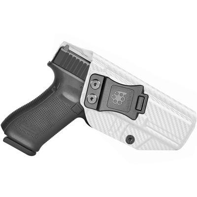 Amberide Glock 17/22 / 31 IWB Holster, Kydex-Boltaron Inside Waistband Holster for Glock 17, Glock 22 & Glock 31 Pistols, Gen 15, Secure Retention, 030 Adjustable Cant