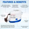 ECO-WORTHY Automatic 12V Bilge Pumps for Boats 1100GPH Auto with Float Switch for RV Caravan view 3