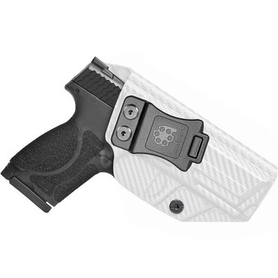 Amberide S&W M&P M2.0 IWB Holster, Kydex-Boltaron Inside Waistband Holster for M&P M2.0 Compact 4" & Full Size 4.25" 9mm/.40 Pistols, Secure Retention, 030 Adjustable Cant