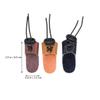 SEWACC 3pcs Single- Finger Gloves Archery Thumb Ring Leather Thumb Guard Finger Protector Archery Finger Shooting Glove for view 2