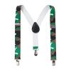 IBTOM CASTLE Baby Boys Y Back Adjustable Elastic Suspender Strong Sturdy Clip-on Braces Pre tied Bow Tie Set Kids Perfect for Tuxedo Camouflage One Size view 3