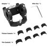 RAYMACE Bike Basket Adapter,Quick-Release Bicycle Basket Mounting Bracket Handlebar Accessories view 3