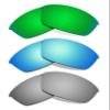 Littlebird4 Premium 1.5mm Polarized Replacement Lenses for Oakley Flak Jacket Sunglasses - MultiOptions (Titanium+Blue+Green) view 1