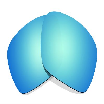 Littlebird4 Premium 1.5mm Polarized Replacement Lenses for Oakley Badman OO6020 Sunglasses - MultiOptions (Ice Blue)
