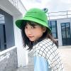 Kids Bucket Hat for Girls Boys Summer Cute Animal Hiking Beach Fishing Cap Beach Hats Photography Sun Hat(Green,One Size) view 4
