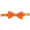 IBTOM CASTLE Baby Boys Y Back Adjustable Elastic Suspender Strong Sturdy Clip-on Braces Pre tied Bow Tie Set Kids Perfect for Tuxedo Orange One Size view 3