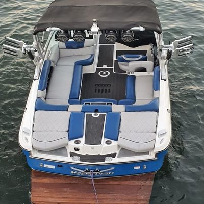 Boat EVA Faux Teak Decking Floor Compatible with 2018 MasterCraft X26 Cockpit