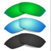 Littlebird4 Premium 1.5mm Polarized Replacement Lenses for Oakley Flak Jacket Sunglasses - MultiOptions (Black+Blue+Green) view 1