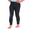 winying Kids Girls Skating Pants Colorful Striped Print Figure Skating Training Practice Pants Plus Skating Pants Black 10 Years view 1