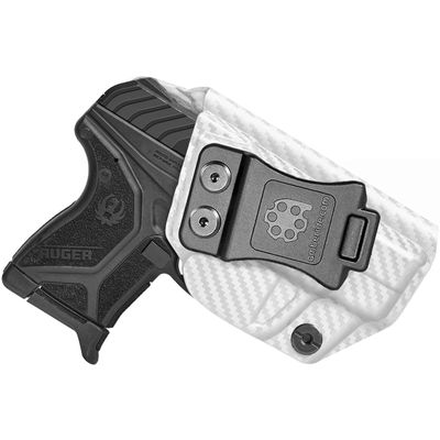 Amberide Ruger LCP2/LCPII IWB Holster,Kydex-Boltaron Inside Waistband Fit Ruger LCP2 & LCPII .380 Pistols,Secure Retention,Quick Draw,030 Adjustable Cant