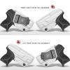 Amberide Ruger LCP2/LCPII IWB Holster,Kydex-Boltaron Inside Waistband Fit Ruger LCP2 & LCPII .380 Pistols,Secure Retention,Quick Draw,030 Adjustable Cant view 2