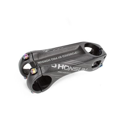 Bicycle Handlebar Stems Negative 17 Degree Aluminum Alloy CNC Ultra Light Hollow Short Handlebar Riser for Most Bicycle, Road Bike, MTB, BMX, Fixie Gear, Cycling (90mm)