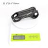 Bicycle Handlebar Stems Negative 17 Degree Aluminum Alloy CNC Ultra Light Hollow Short Handlebar Riser for Most Bicycle, Road Bike, MTB, BMX, Fixie Gear, Cycling (90mm) view 2