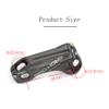 Bicycle Handlebar Stems Negative 17 Degree Aluminum Alloy CNC Ultra Light Hollow Short Handlebar Riser for Most Bicycle, Road Bike, MTB, BMX, Fixie Gear, Cycling (90mm) view 3