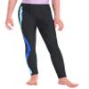 FEESHOW Figure Skating Pants Girl's Ladies Skating Pants Figure Skating Training Striped Print Stretchy Legging Black 10 Years view 1