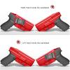 Amberide Glock 20/21 / 22 IWB Holster, Kydex-Boltaron Inside Waistband Holster for Glock 20 (10mm), Glock 21 (.45 ACP) & Glock 22 (.40 S&W) Pistols, Gen 35, Secure Retention, 030 Adjustable Cant view 2