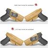Amberide Glock 20/21 / 22 IWB Holster, Kydex-Boltaron Inside Waistband Holster for Glock 20 (10mm), Glock 21 (.45 ACP) & Glock 22 (.40 S&W) Pistols, Gen 35, Secure Retention, 030 Adjustable Cant view 2