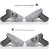 Amberide Glock 20/21 / 22 IWB Holster, Kydex-Boltaron Inside Waistband Holster for Glock 20 (10mm), Glock 21 (.45 ACP) & Glock 22 (.40 S&W) Pistols, Gen 35, Secure Retention, 030 Adjustable Cant view 2
