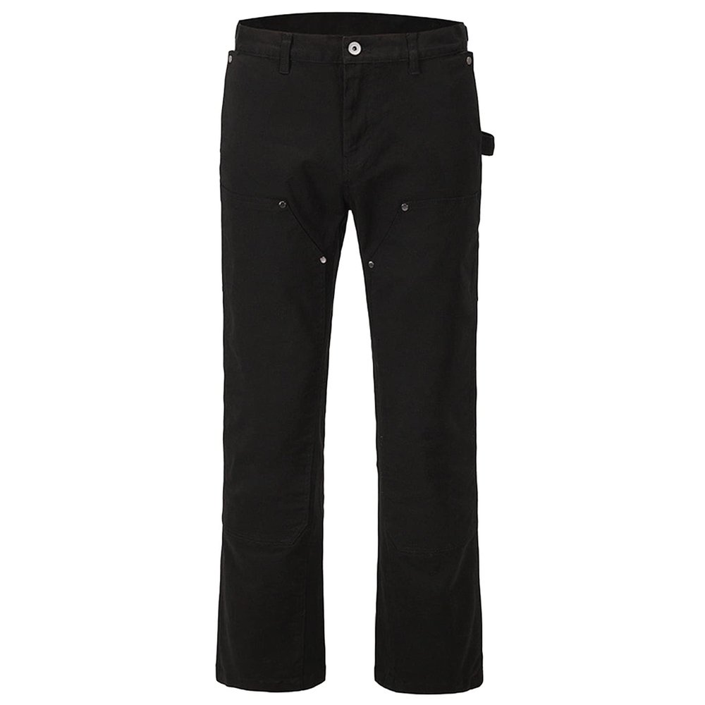 Men Stretch Bell Bottom Jeans Slim Fit Vintage Zipper Flared Denim Pants Washed 60s 70s Retro Jean Trousers (Black,34)
