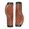 Bike Handle Grips 22.2x130mm Non-Slip PVC Microfiber Leather Ergonomic Hand-Sewn Casual Retro Double Lock-on Handlebar Lever for MTB,Road Bike view 1