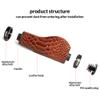 Bike Handle Grips 22.2x130mm Non-Slip PVC Microfiber Leather Ergonomic Hand-Sewn Casual Retro Double Lock-on Handlebar Lever for MTB,Road Bike view 2